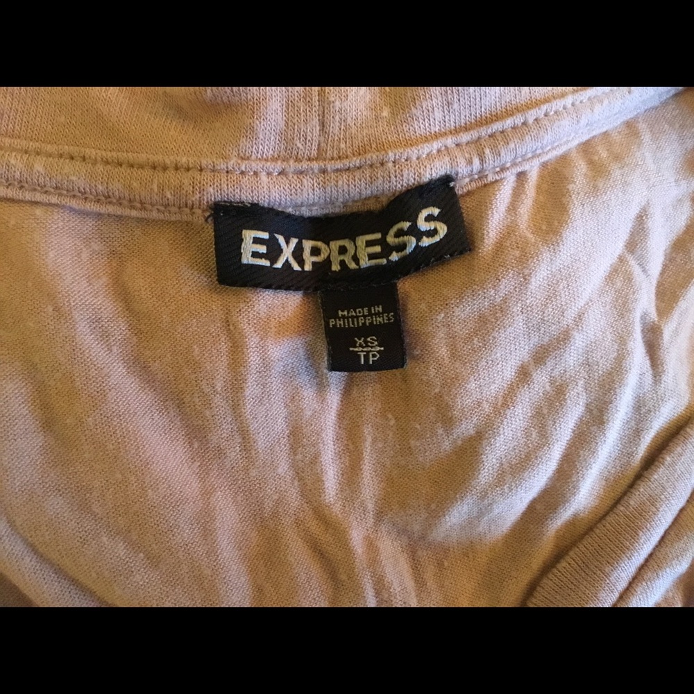 Light Pink Express Ruffle Tee - Picture 5 of 5